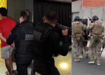 Suspeitos de lavar dinheiro com jogos de azar e ameaçar apostadores são presos em operação — Foto: Divulgação/SSP-PI