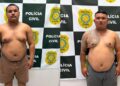 A imagem em destaque mostra os suspeitos presos pela Polícia Civil. (Foto: Reprodução | Redes sociais)