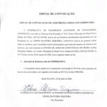 Edital de Convocação: Cooperativa de transporte autônomo de passageiros (COOPERTAP)