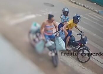 Casal é preso após assaltar ciclista no centro de Altamira; vídeo ajudou na identificação