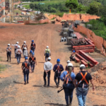 DNIT realiza vistoria durante visita técnica nas obras da ponte sobre o Rio Xingu