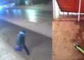 Criminosos destruíram a frente de um estabelecimento comercial com explosivos na madrugada desta quinta-feira (16), em Ulianópolis. (Reprodução redes sociais)