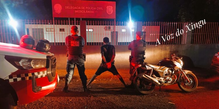Suspeito de participação em homicídio é preso em Medicilândia; moto usada no crime era roubada