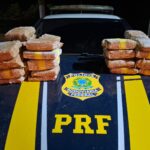PRF apreende 32 quilos de maconha escondidos em carro na BR-230, em Novo Repartimento