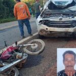 Casal morre após colisão entre motocicleta e picape na BR-222
