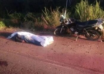Motociclista morreu em acidente de trânsito na PA-275, no sudeste do Pará, na madrugada deste domingo (23). (Reprodução Redes Sociais)