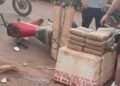 Motoqueiro transportava mais de 30 kg de drogas quando caiu na BR-230, em Medicilândia, diz polícia