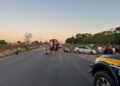 Motociclista morre após colidir com carro na Transamazônica, em São João do Araguaia — Foto: TV Liberal .