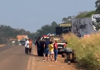 Acidente entre ônibus e moto deixa dois mortos na BR-010, em Dom Eliseu. (Foto: Redes Sociais).