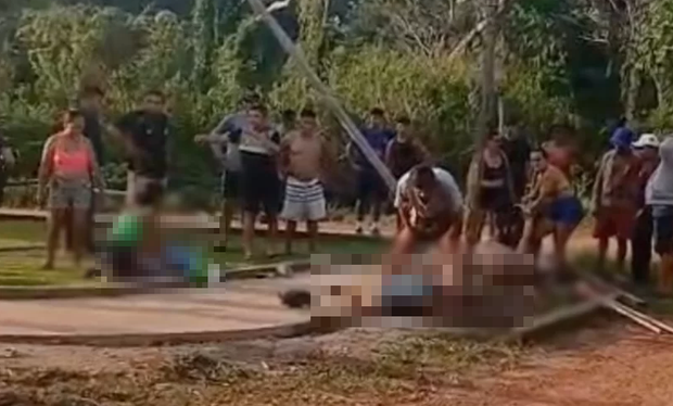 Descarga elétrica mata três trabalhadores durante serviço em comunidade de Cametá. (Foto: Redes Sociais)