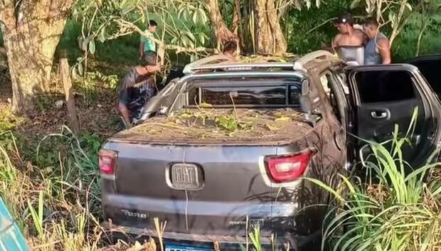 Segundo informações divulgadas pela Rádio Ouro Verde FM, o acidente teria ocorrido na PA-253, no trecho conhecido como Caraparu da Estrada, entre Capitão Poço e Irituia (Foto: Reprodução/Rádio Ouro Verde FM)